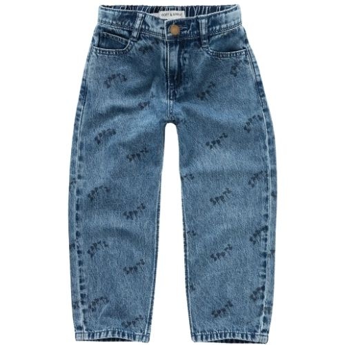 Sproet & Sprout straight denim pants sprt& print-1