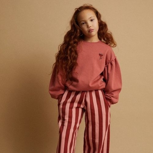 Sproet & Sprout girls loose pants garnet-2