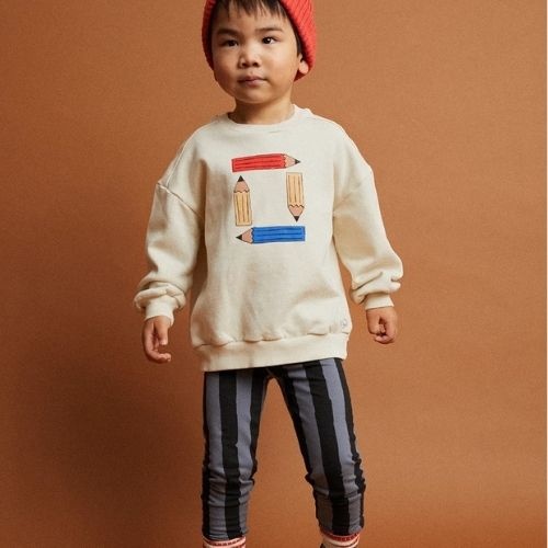 Sproet & Sprout winter legging painted stripe-2