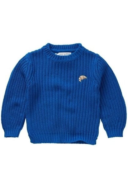Sproet & Sprout sweater cable knit blue