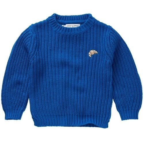 Sproet & Sprout sweater cable knit blue-1
