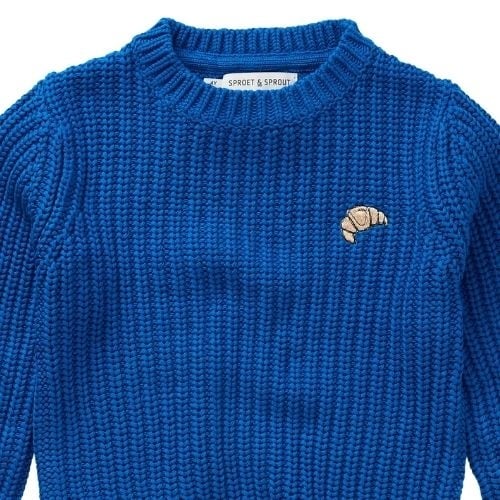Sproet & Sprout sweater cable knit blue-5