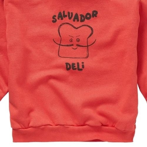 Sproet & Sprout sweatshirt salvador deli vivid red-3