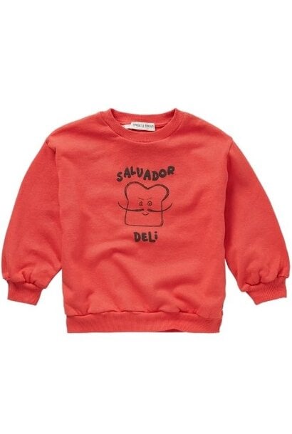 Sproet & Sprout sweatshirt salvador deli vivid red