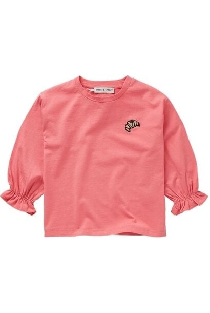 Sproet & Sprout t-shirt girls ls croissant bloom