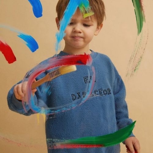Sproet & Sprout sweatshirt el director blue-2