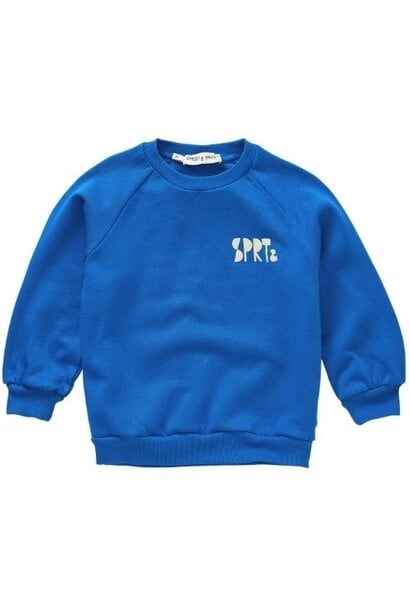 Sproet & Sprout sweatshirt logo blue blueprint