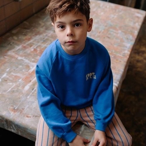 Sproet & Sprout sweatshirt logo blue blueprint-2