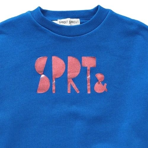 Sproet & Sprout boxy sweatshirt girls logo blueprint-2