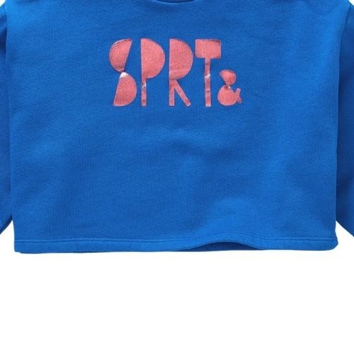 Sproet & Sprout boxy sweatshirt girls logo blueprint-3