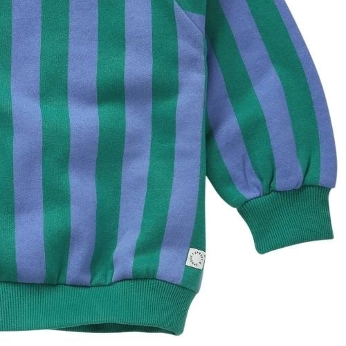 Sproet & Sprout sweatshirt block stripes deep green-5
