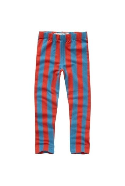Sproet & Sprout winter legging blue red stripe