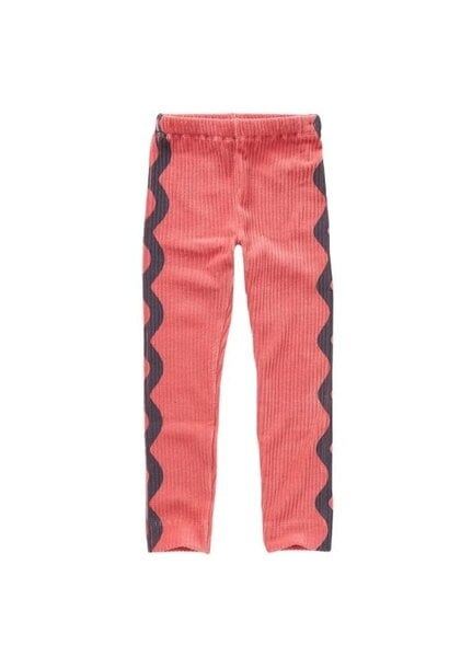 Sproet & Sprout velvet rib legging bloom