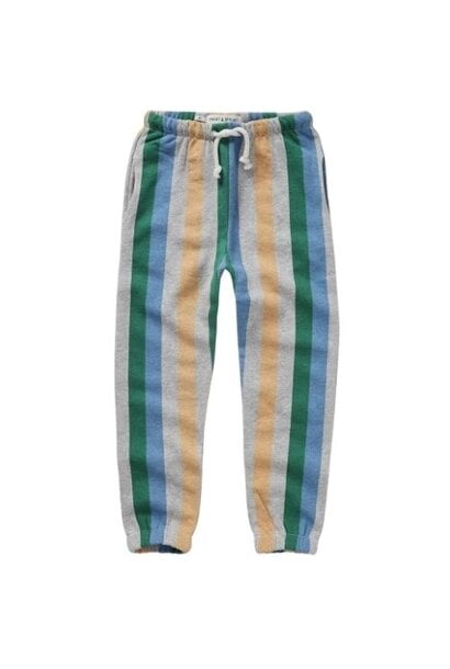 Sproet & Sprout sweatpants multicolour stripe grey melee