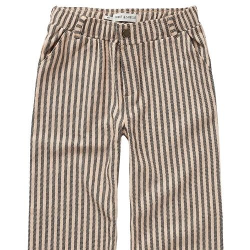 Sproet & Sprout chino pants jersey stripe vanilla-4