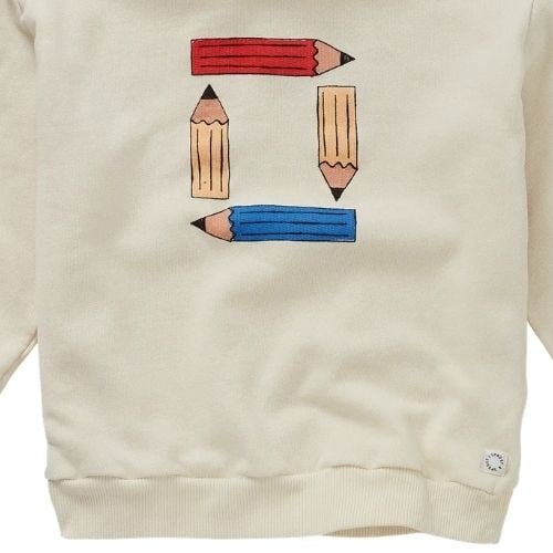 Sproet & Sprout sweatshirt pencils ivory-5