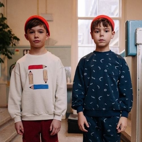 Sproet & Sprout sweatshirt pencils ivory-3