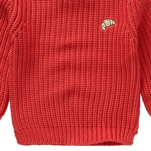 Sproet & Sprout sweater cable knit red-4
