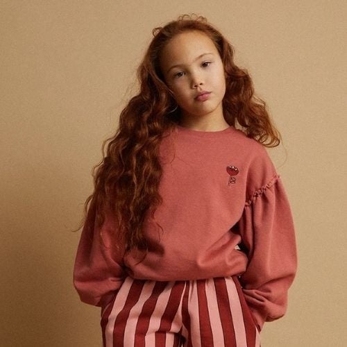 Sproet & Sprout sweatshirt girls puff sleeves palette-3