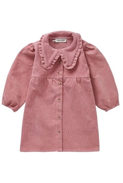 Sproet & Sprout corduroy dress collar painters blush