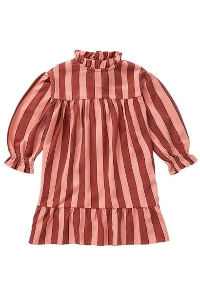 Sproet & Sprout woven dress stripes garnet