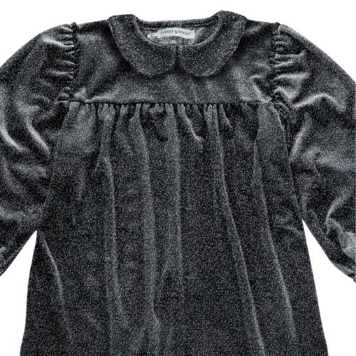 Sproet & Sprout dress black metallic-4