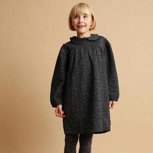 Sproet & Sprout dress black metallic-3