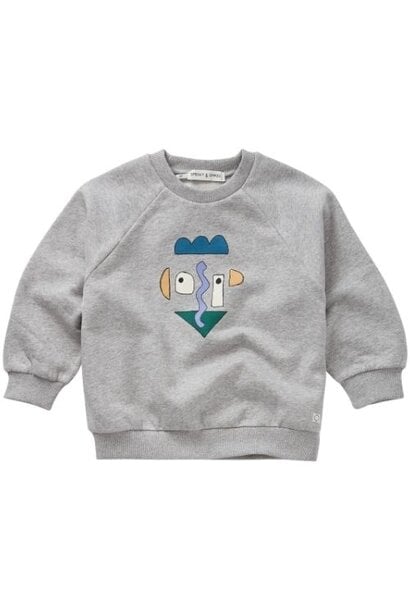 Sproet & Sprout sweatshirt raglan self potrait grey melee