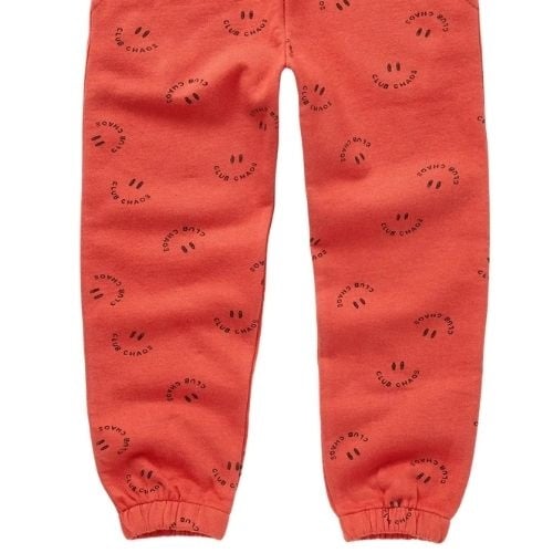 Sproet & Sprout sweatpants club chaos vivid red-4