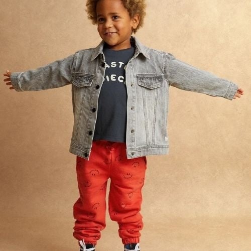 Sproet & Sprout sweatpants club chaos vivid red-2