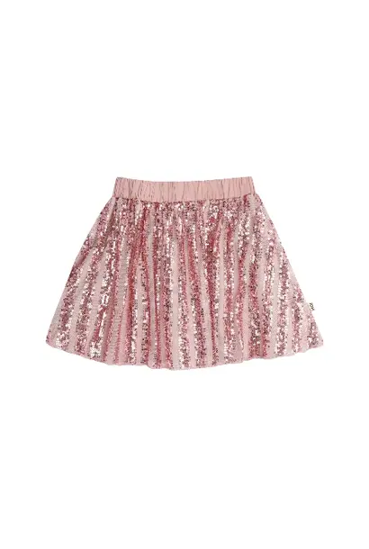 House of Jamie sequins skirt rose mauve
