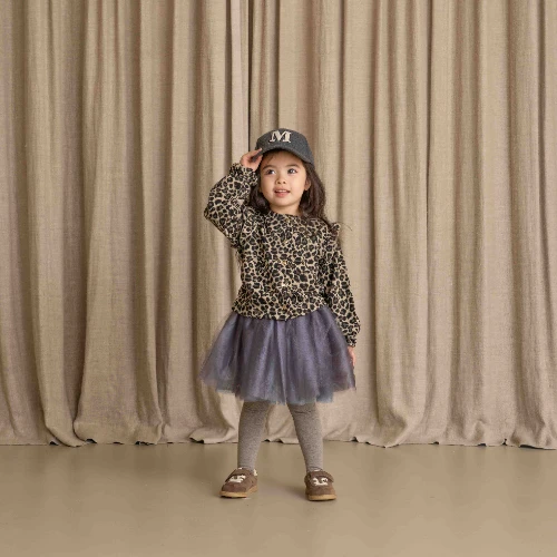 House of Jamie preppy cardigan leopard moonlight jacquard-2