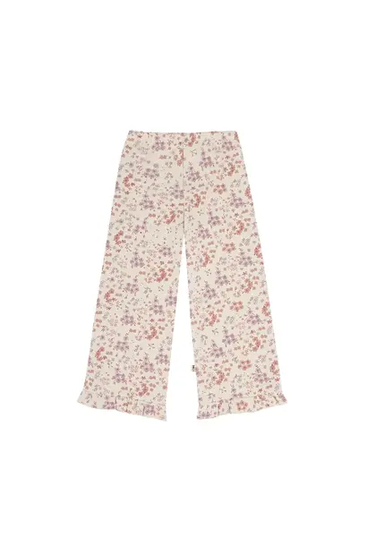 House of Jamie ruffled pants floral winter muse