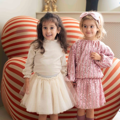 House of Jamie tutu skirt cream-5