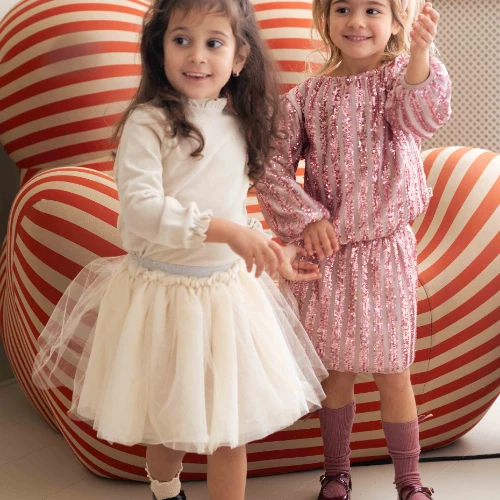 House of Jamie tutu skirt cream-2