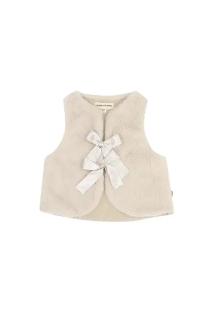 House of Jamie soft fur bodywarmer marshmellow fake fur
