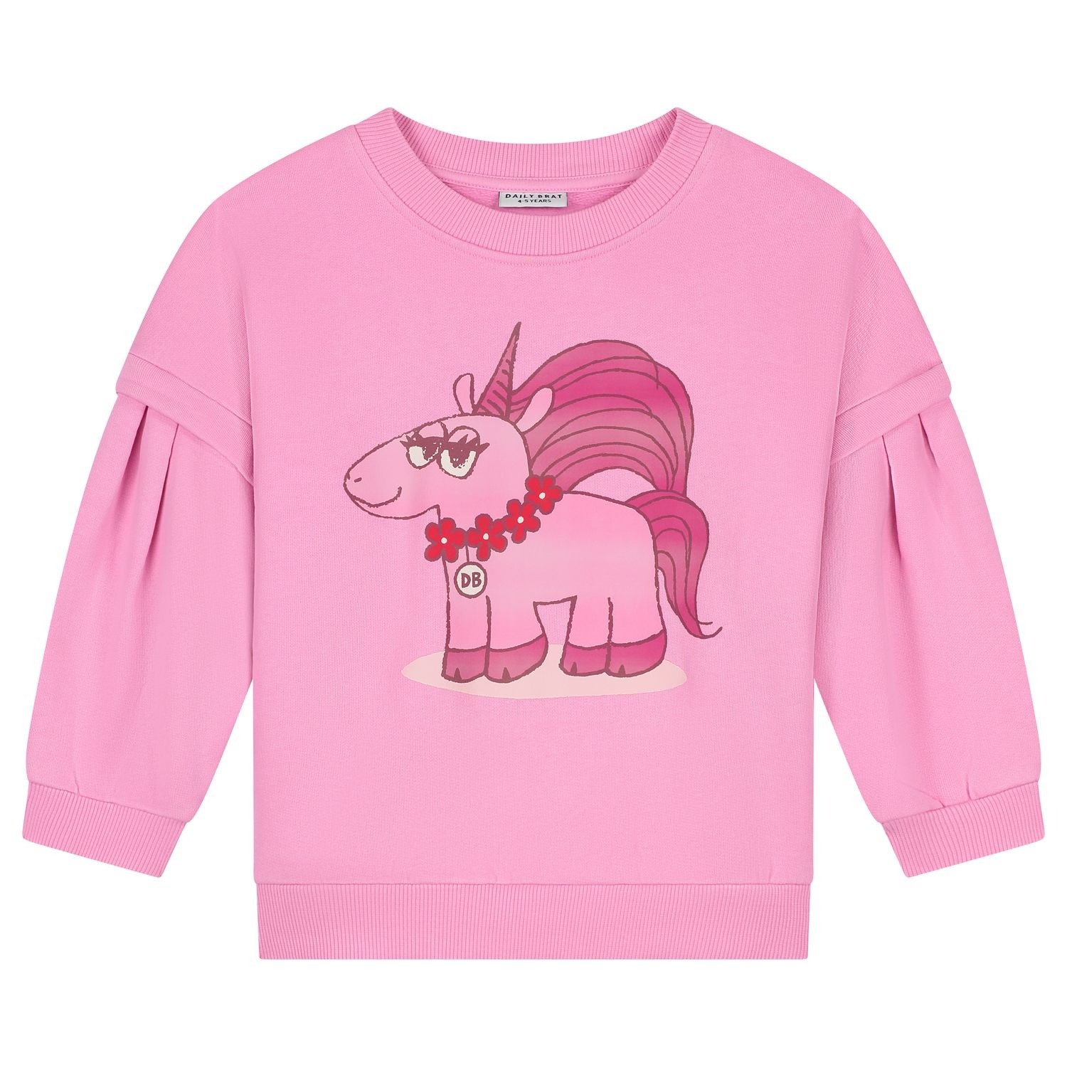 Daily Brat sassy unicorn sweater pink-1