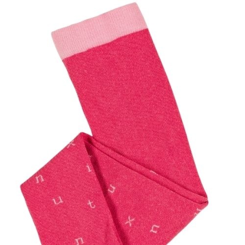 Nixnut letter tights cherry-6