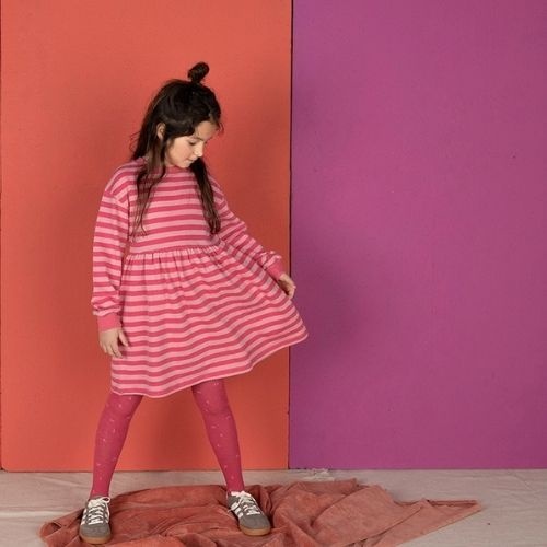 Nixnut letter tights cherry-2