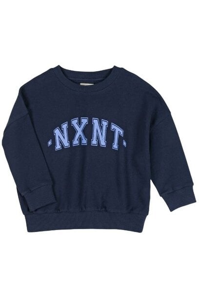 Nixnut logo sweater navy