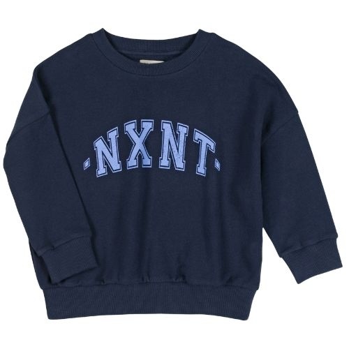 Nixnut logo sweater navy-1