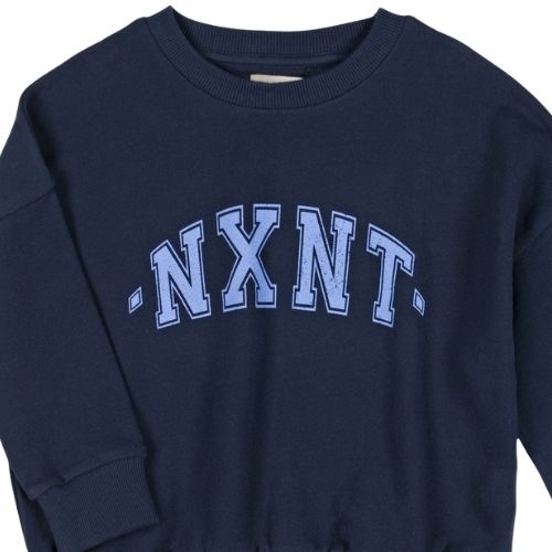 Nixnut logo sweater navy-3