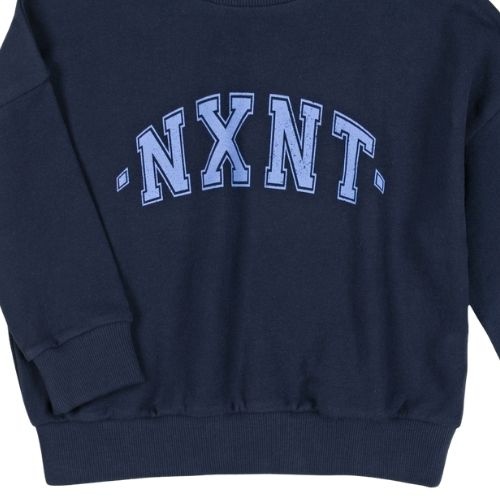 Nixnut logo sweater navy-4
