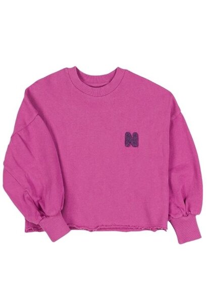 Nixnut split sweater plum