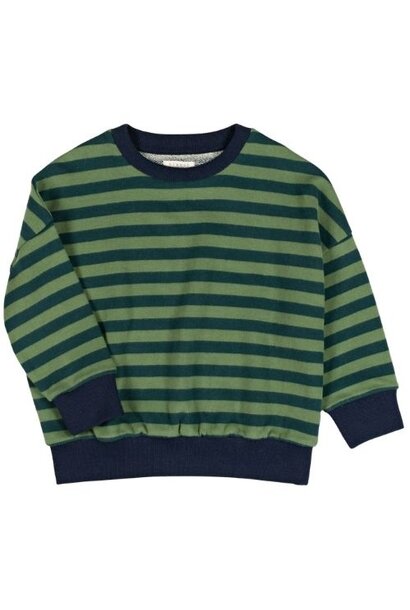 Nixnut rel sweater moss stripe