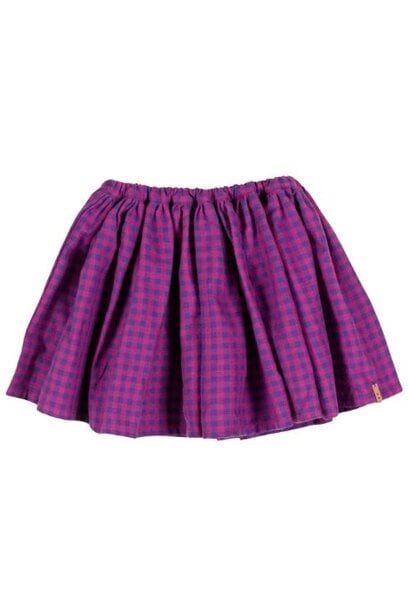 Nixnut tos skirt blueberry checkered