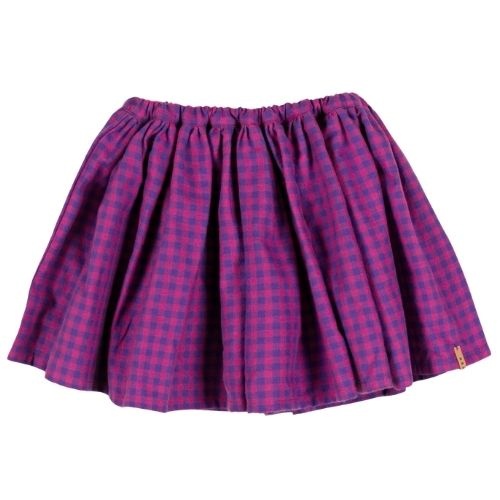 Nixnut tos skirt blueberry checkered-1