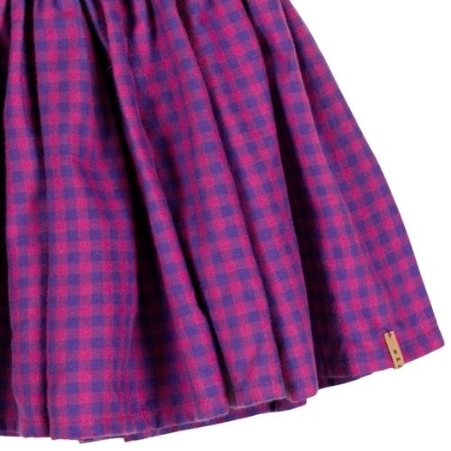 Nixnut tos skirt blueberry checkered-3