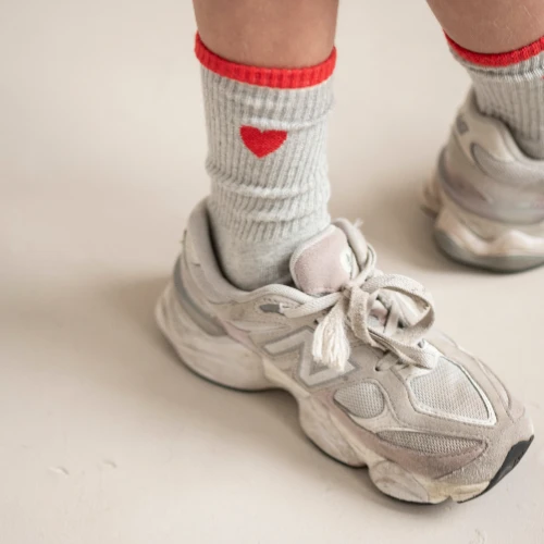 Jenest fancy sport socks grey melange-2
