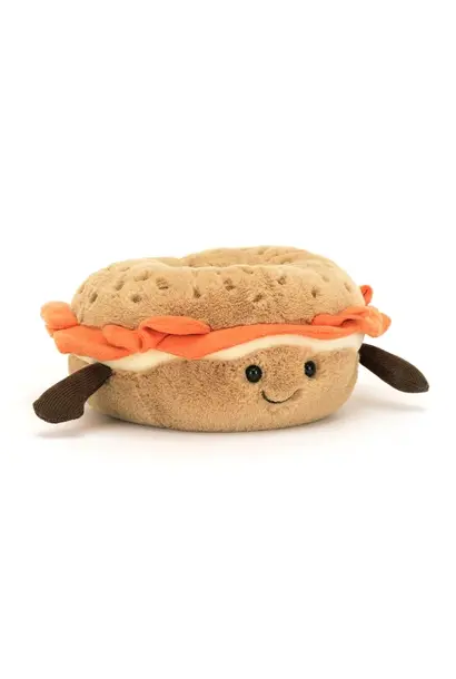 Jellycat amuseables bagel